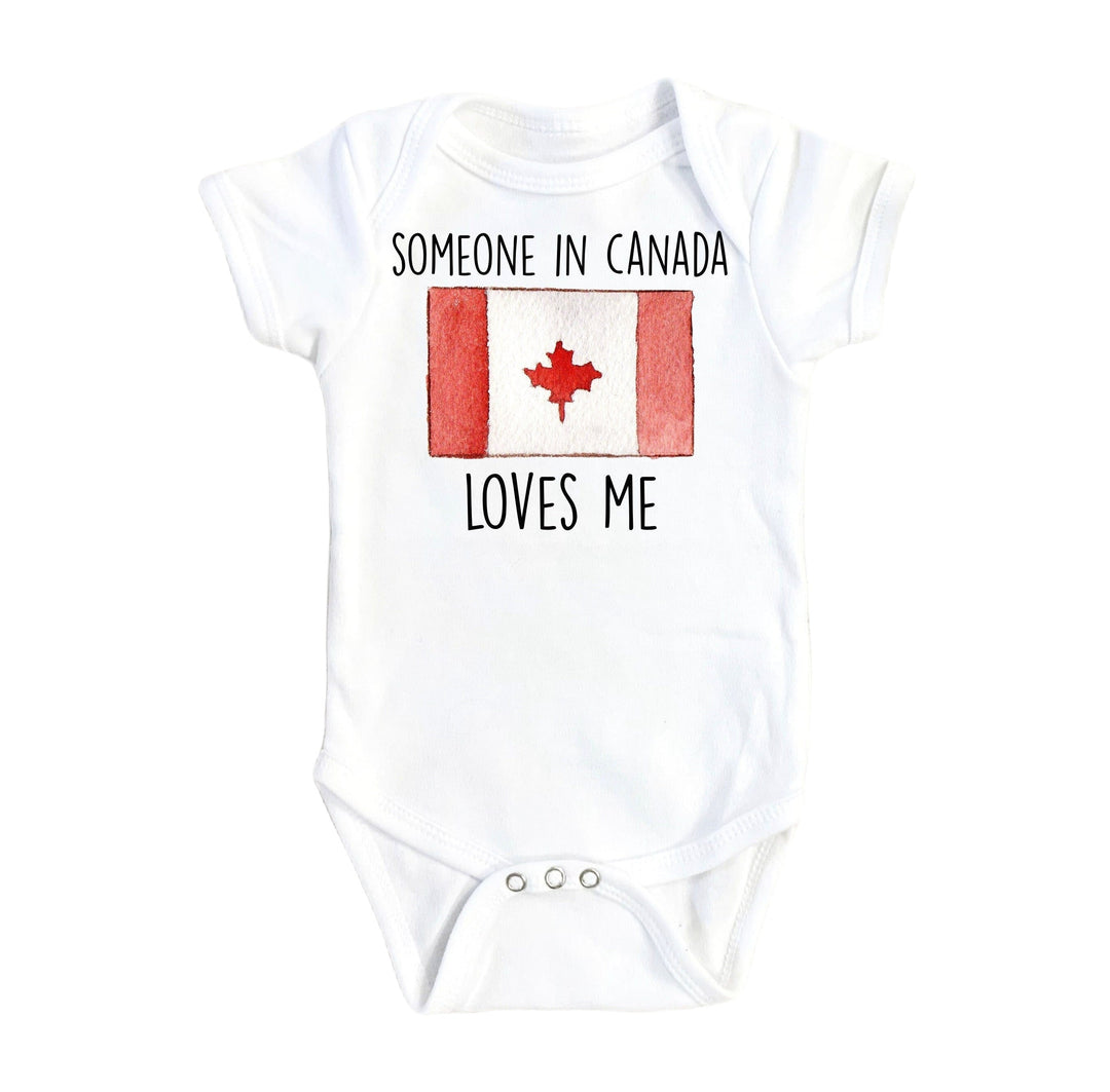 Canada Loves Me - Baby Boy Girl Clothes Infant Bodysuit Funny Cute Newborn Onesie