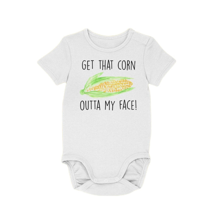 Corn Face - Baby Boy Girl Clothes Infant Bodysuit Funny Cute Newborn Onesie