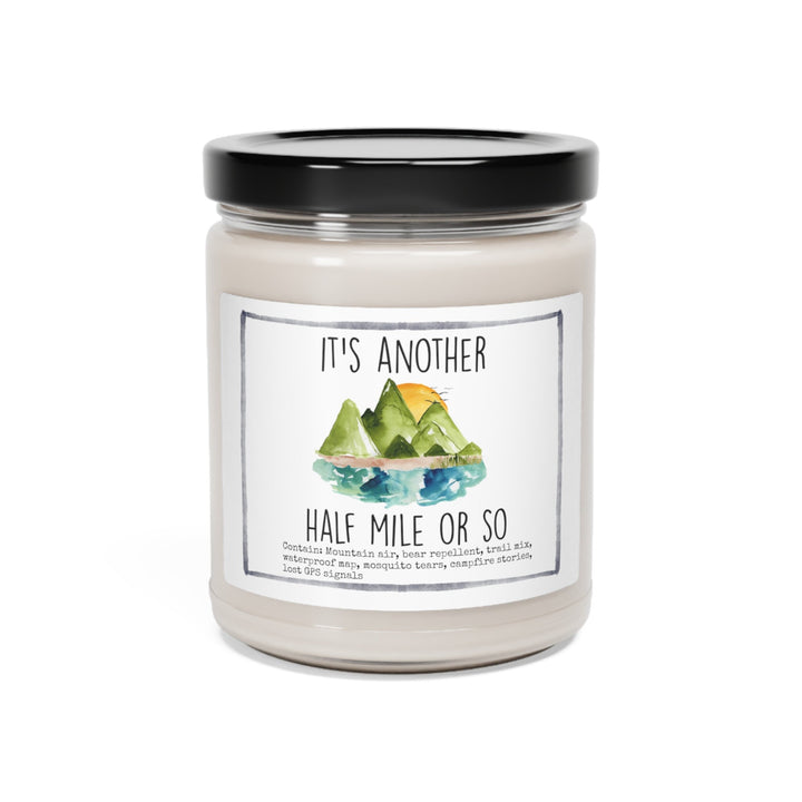 Hiking Hiker - 9oz Soy Candle, Birthday,  Friend, Birthday Gift, Men Women