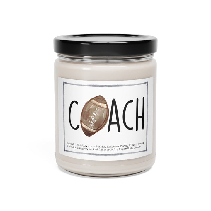 Football Coach - 9oz Soy Candle, Birthday,  Friend, Birthday Gift, Men Women