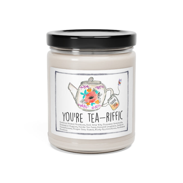 Tea Thank You - 9oz Soy Candle, Birthday,  Friend, Birthday Gift, Men Women