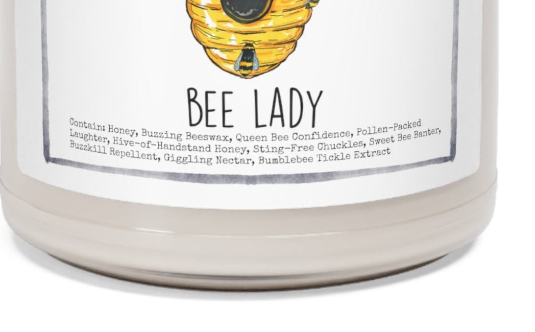 Bee Lover - 9oz Soy Candle, Birthday,  Friend, Birthday Gift, Men Women