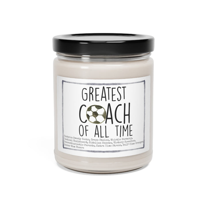 Soccer Coach - 9oz Soy Candle, Birthday,  Friend, Birthday Gift, Men Women