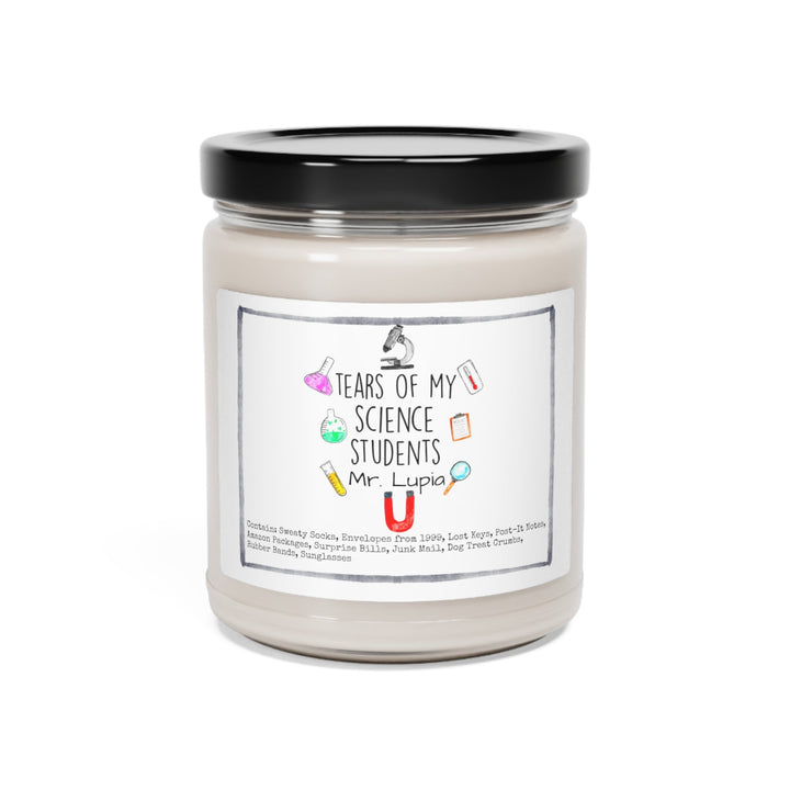 Science - 9oz Soy Candle, Birthday,  Friend, Birthday Gift, Men Women