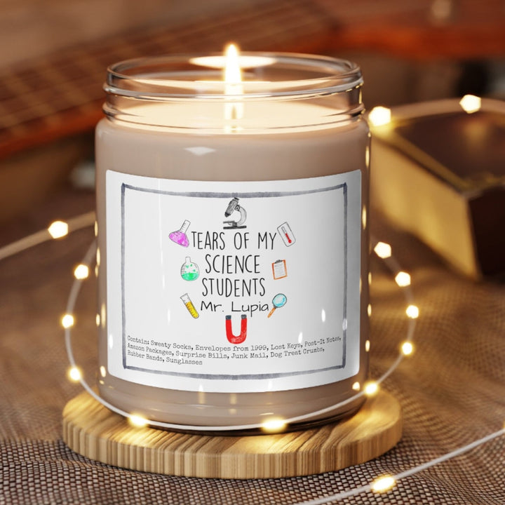 Science - 9oz Soy Candle, Birthday,  Friend, Birthday Gift, Men Women