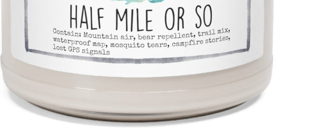 Hiking Hiker - 9oz Soy Candle, Birthday,  Friend, Birthday Gift, Men Women