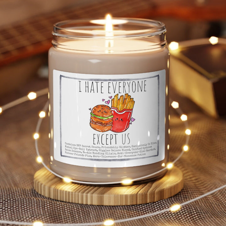 Best Friend Food - 9oz Soy Candle, Birthday,  Friend, Birthday Gift, Men Women