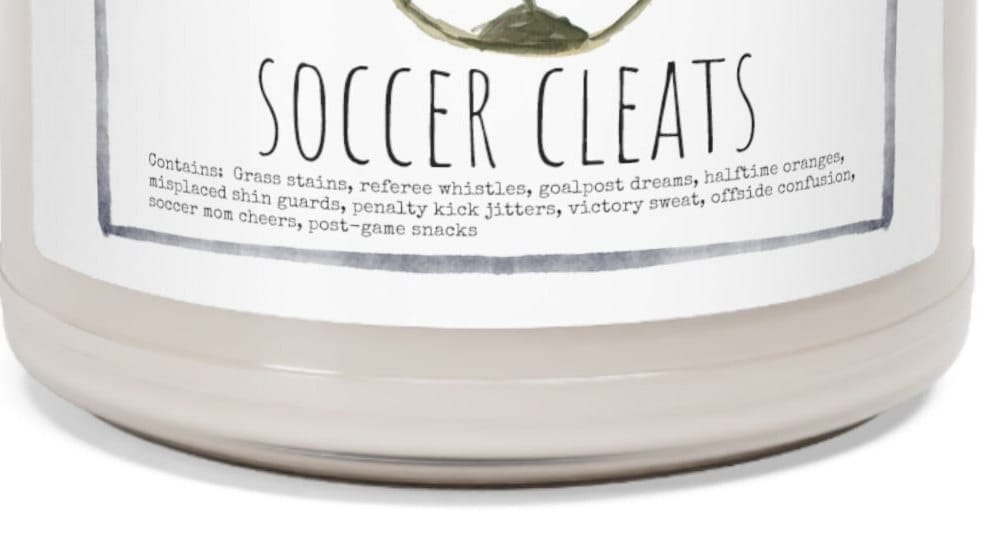 Soccer - 9oz Soy Candle, Birthday,  Friend, Birthday Gift, Men Women 1