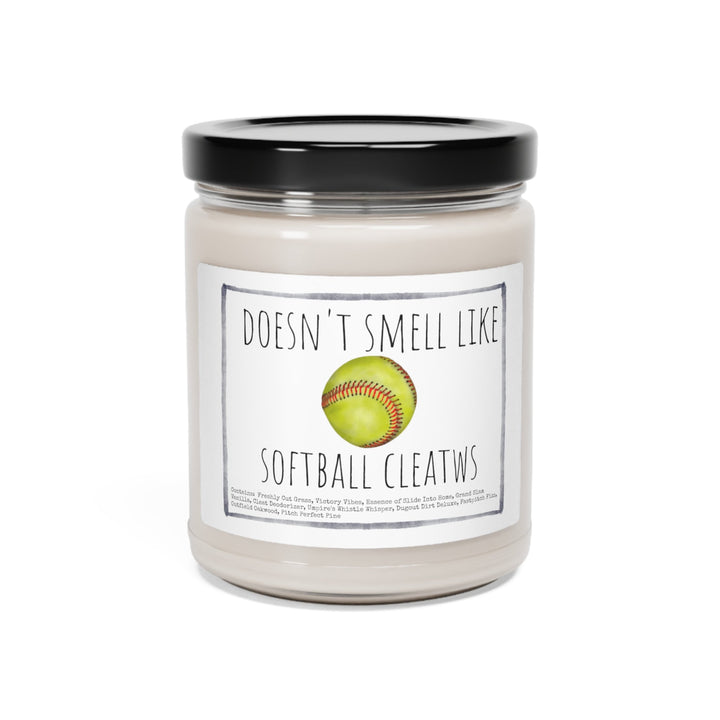 Softball - 9oz Soy Candle, Birthday,  Friend, Birthday Gift, Men Women