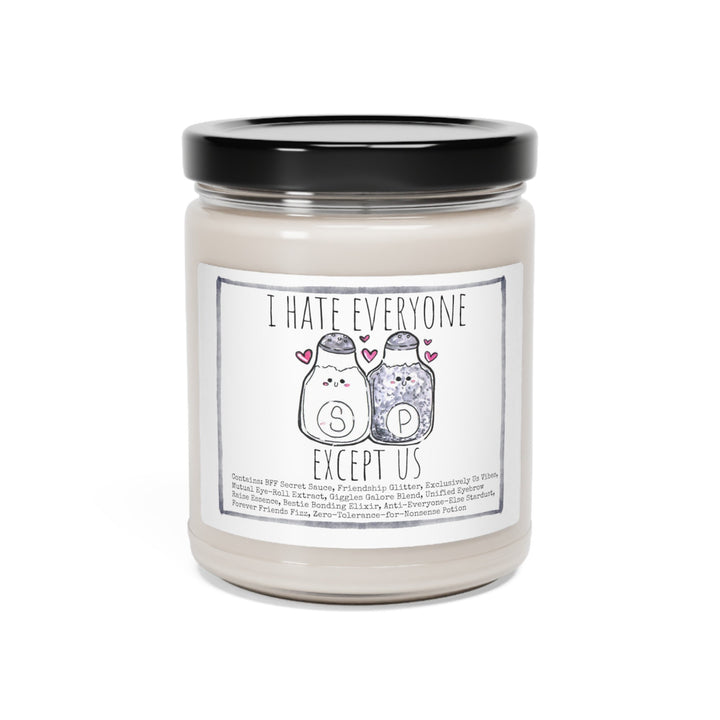 Best Friend Salt Pepper - 9oz Soy Candle, Birthday,  Friend, Birthday Gift, Men Women