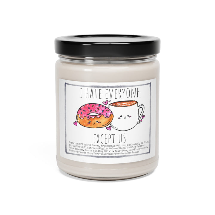 Best Friend Donut Coffee - 9oz Soy Candle, Birthday,  Friend, Birthday Gift, Men Women