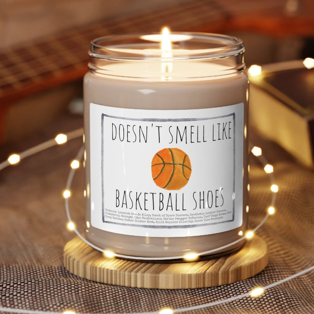 Basketball - 9oz Soy Candle, Birthday,  Friend, Birthday Gift, Men Women