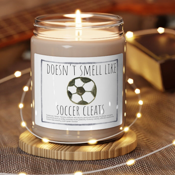 Soccer - 9oz Soy Candle, Birthday,  Friend, Birthday Gift, Men Women 1