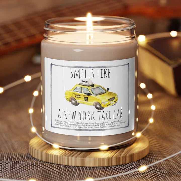 New York Taxi - 9oz Soy Candle, Birthday,  Friend, Birthday Gift, Men Women