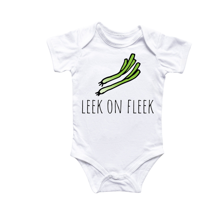 Leek Vegetable - Baby Boy Girl Clothes Infant Bodysuit Funny Cute Newborn Onesie