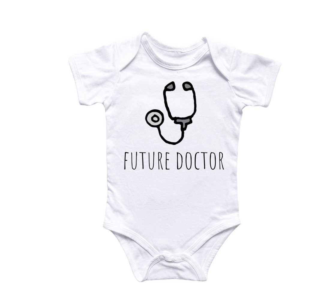 Doctor Future - Baby Boy Girl Clothes Infant Bodysuit Funny Cute Newborn 3 Onesie