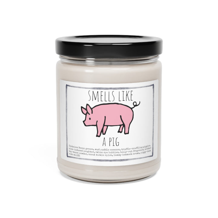 Pig - 9oz Soy Candle, Birthday,  Friend, Birthday Gift, Men Women