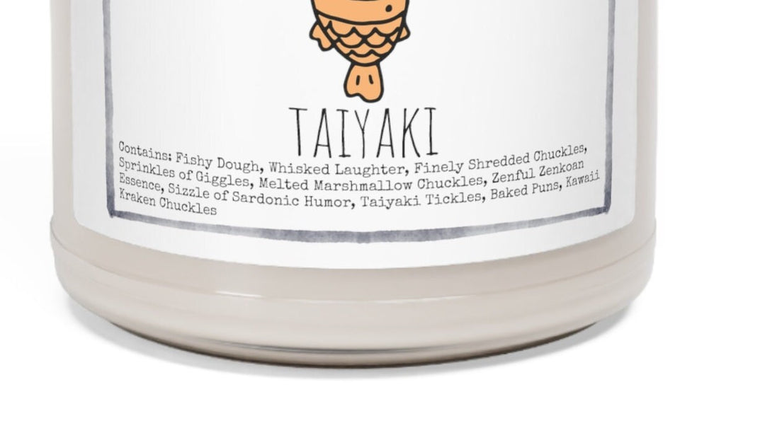 Taiyaki  Japanese - 9oz Soy Candle, Birthday,  Friend, Birthday Gift, Men Women