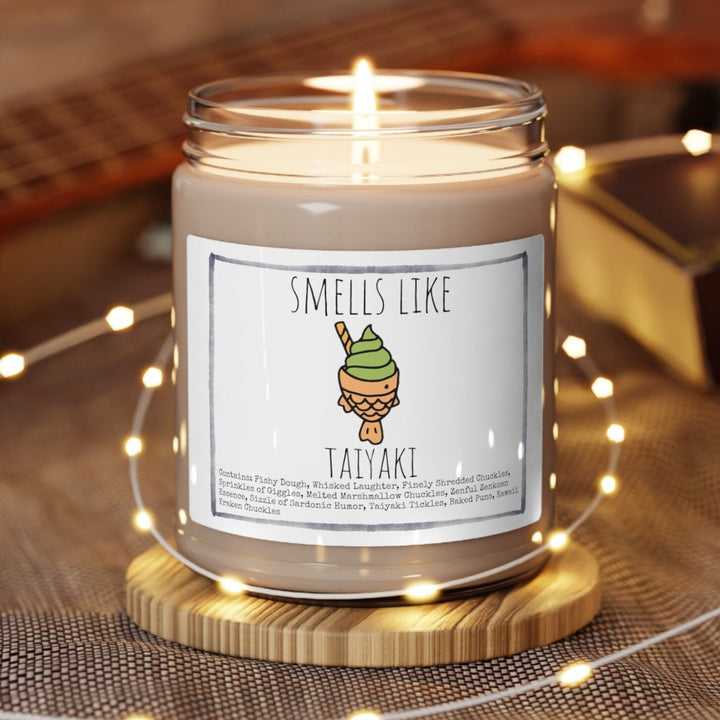 Taiyaki  Japanese - 9oz Soy Candle, Birthday,  Friend, Birthday Gift, Men Women