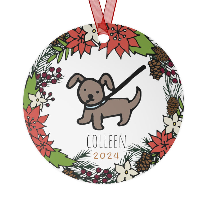 Dog Walker - Christmas Ornament, Ceramic, Funny, Personalized, Tree Decoration