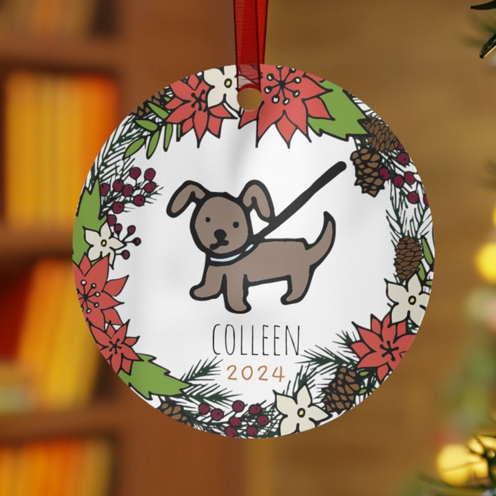 Dog Walker - Christmas Ornament, Ceramic, Funny, Personalized, Tree Decoration