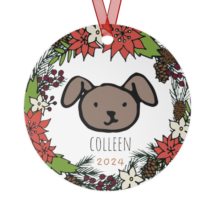 Dog Pet - Christmas Ornament, Ceramic, Funny, Personalized, Tree Decoration