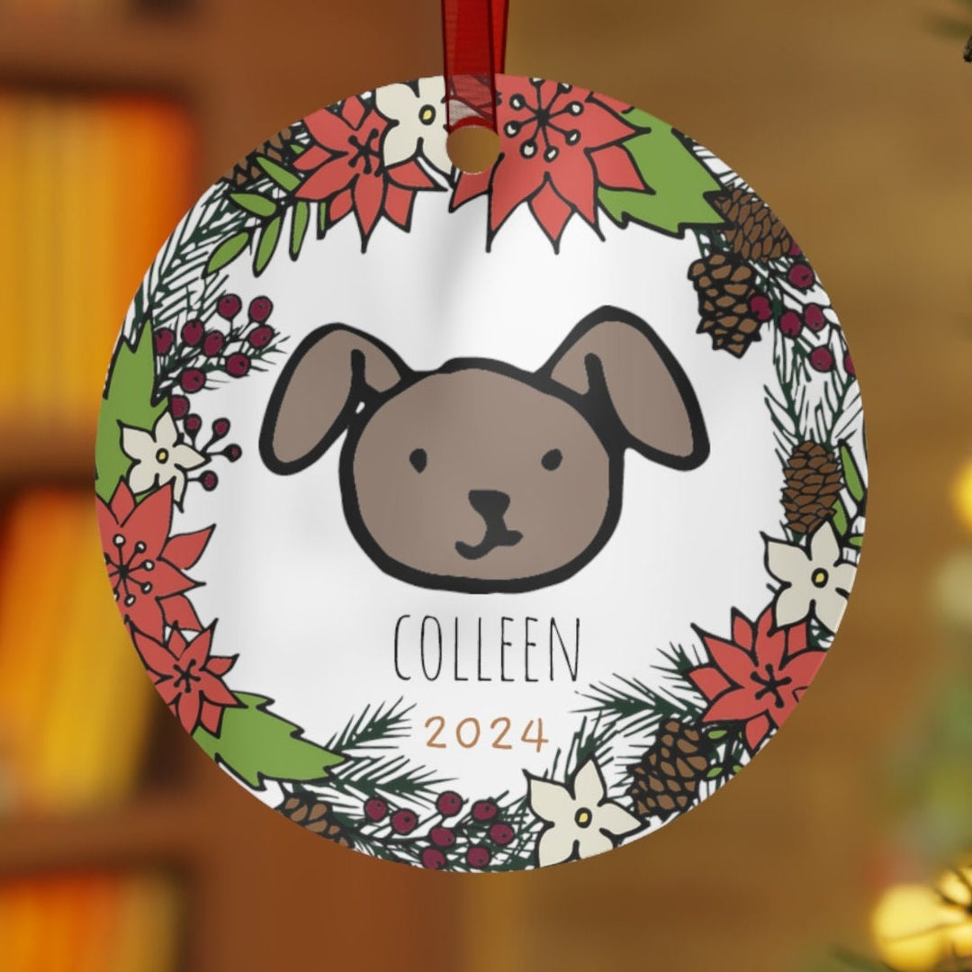 Dog Pet - Christmas Ornament, Ceramic, Funny, Personalized, Tree Decoration