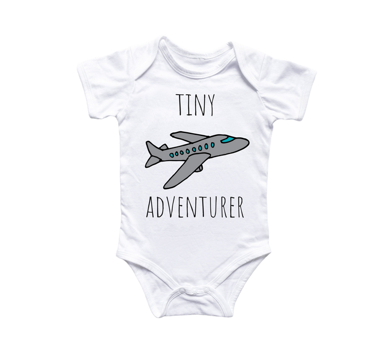 Travel Airplane Adventure - Baby Boy Girl Clothes Infant Bodysuit Funny Cute Newborn 10 Onesie