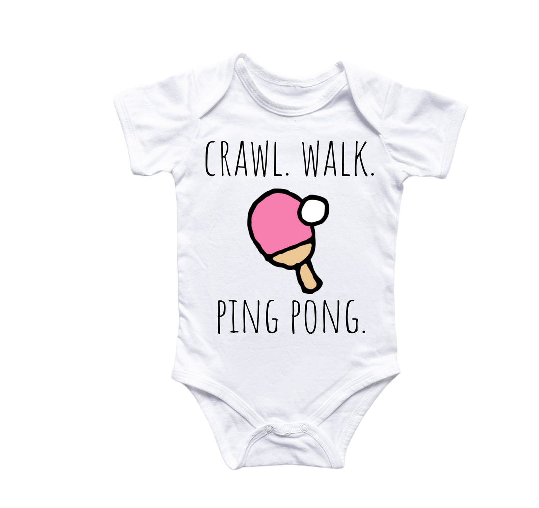 Table Tennis - Baby Boy Girl Clothes Infant Bodysuit Funny Cute Newborn 2