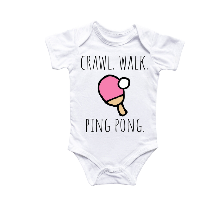 Table Tennis - Baby Boy Girl Clothes Infant Bodysuit Funny Cute Newborn 2 Onesie