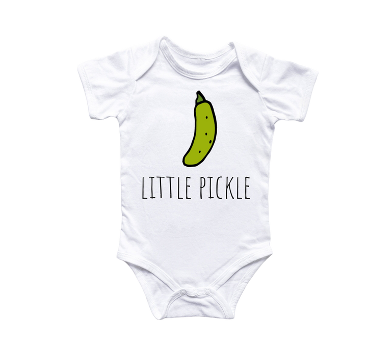 Little Pickle Vegetable - Baby Boy Girl Clothes Infant Bodysuit Funny Cute Newborn Onesie