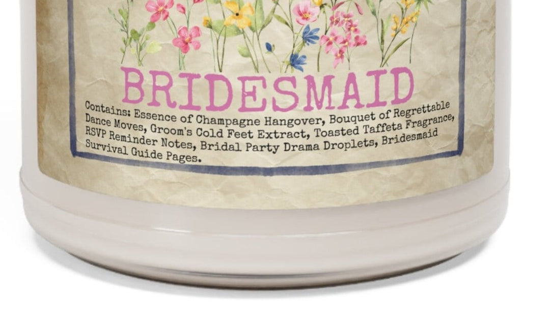 Bridesmaid  - 9oz Soy Candle, Birthday,  Friend, Birthday Gift, Men Women 1