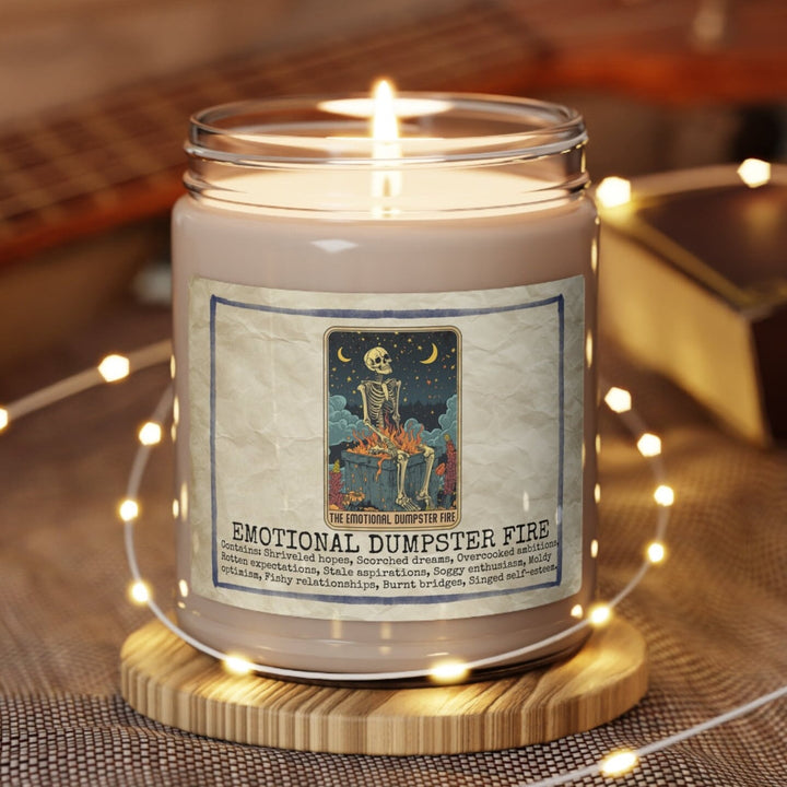 Dumpster Fire - 9oz Soy Candle, Birthday,  Friend, Birthday Gift, Men Women