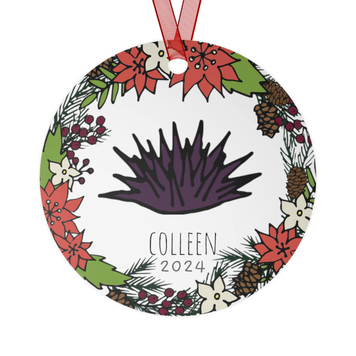 Urchin Beach - Christmas Ornament, Ceramic, Funny, Personalized, Tree Decoration