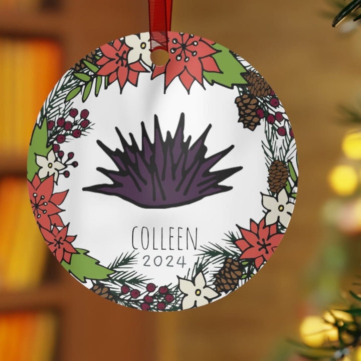 Urchin Beach - Christmas Ornament, Ceramic, Funny, Personalized, Tree Decoration