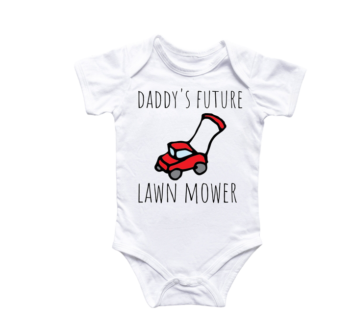 Lawnmower Lawn Care - Baby Boy Girl Clothes Infant Bodysuit Funny Cute Newborn Onesie