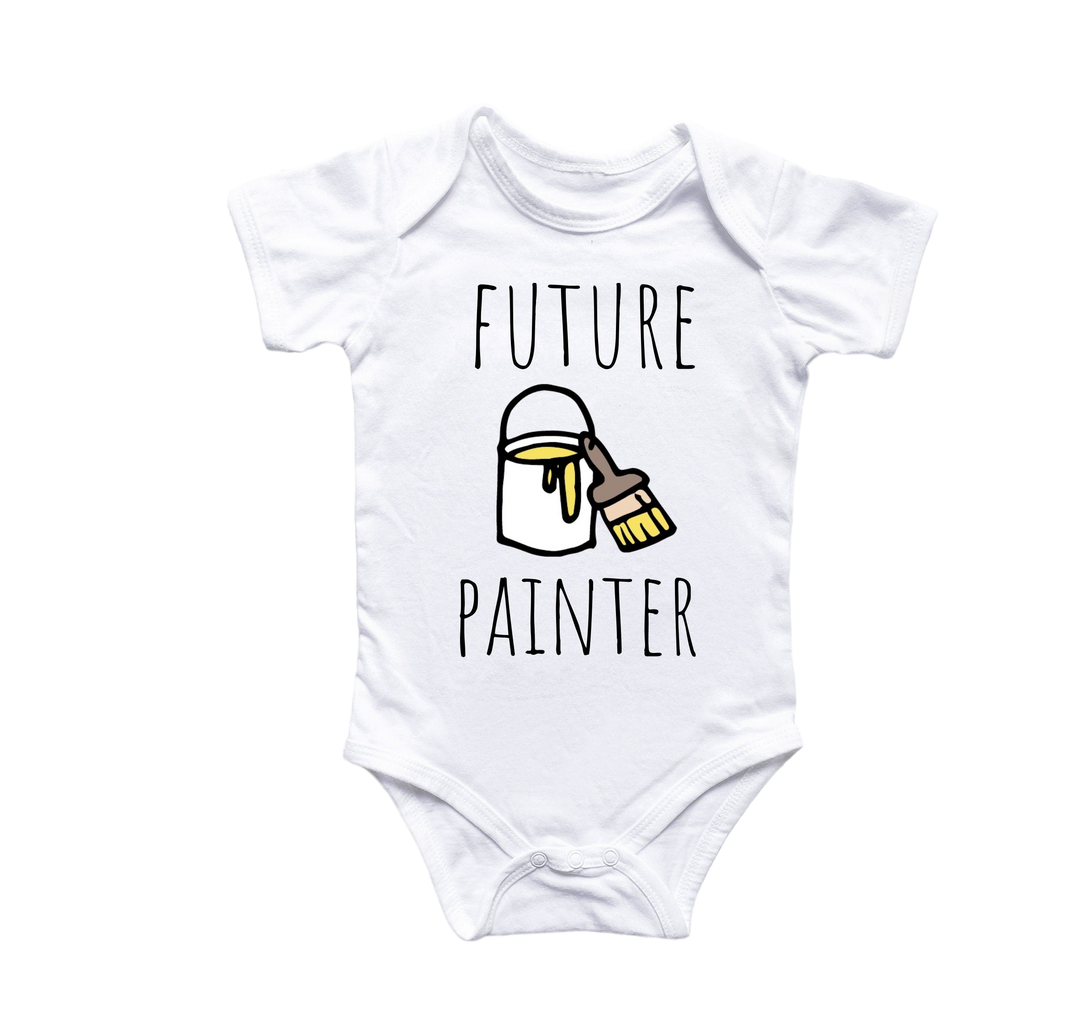 Painter Artist - Baby Boy Girl Clothes Infant Bodysuit Funny Cute Newborn 7 Onesie