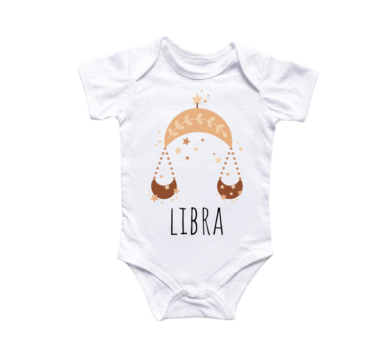 Libra Zodiac - Baby Boy Girl Clothes Infant Bodysuit Funny Cute Newborn 2 Onesie