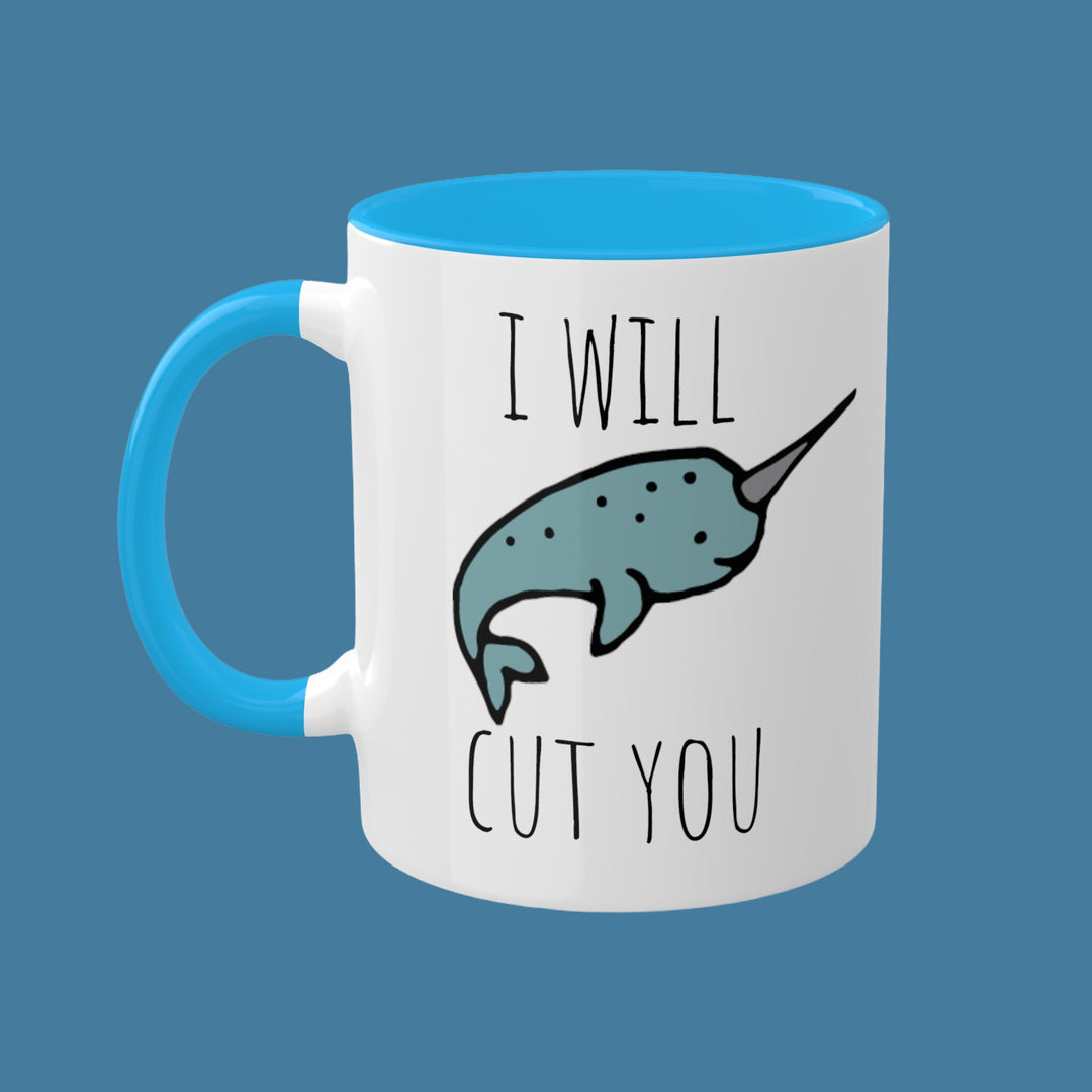 Narwhal - 11 oz Coffee Mug Adult Humor Funny Sarcastic Coworker Best Friend