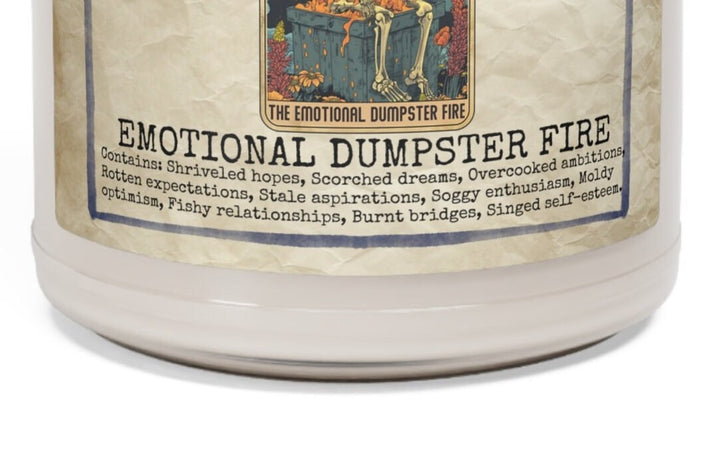 Dumpster Fire - 9oz Soy Candle, Birthday,  Friend, Birthday Gift, Men Women