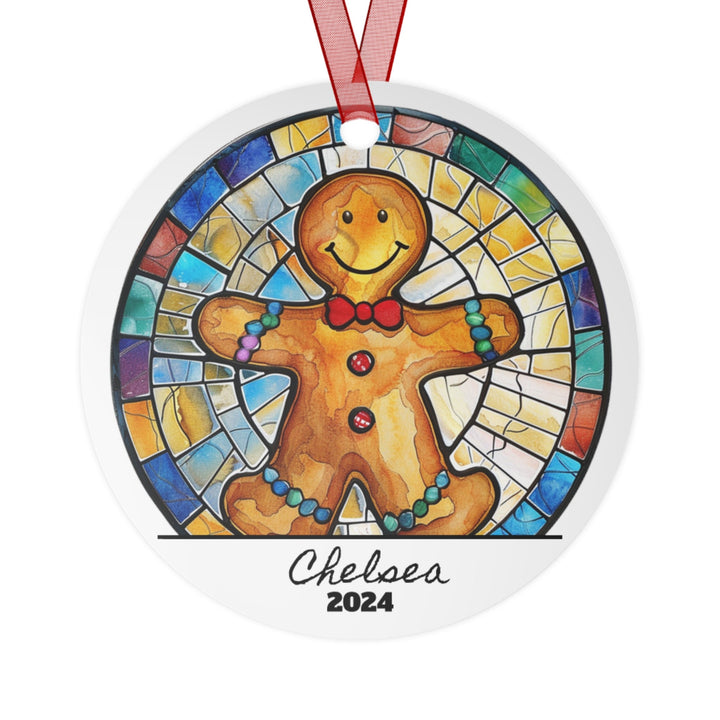 Gingerbread Christmas Ornament, Ceramic, Personalized, Custom, Tree