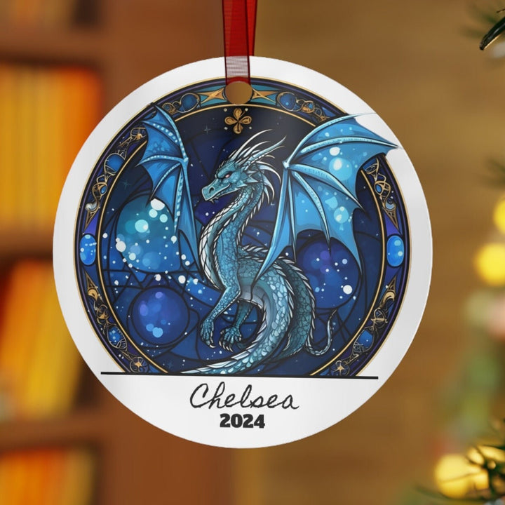 Dragon Christmas Ornament, Ceramic, Funny Personalized, Tree Decoration 1