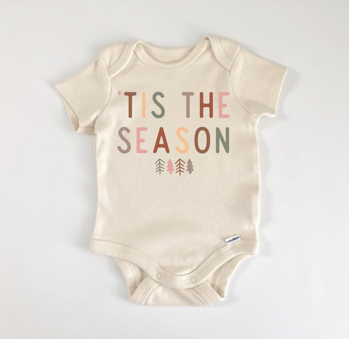 Tis The Season Christmas - Baby Boy Girl Clothes Infant Bodysuit Funny Cute Newborn