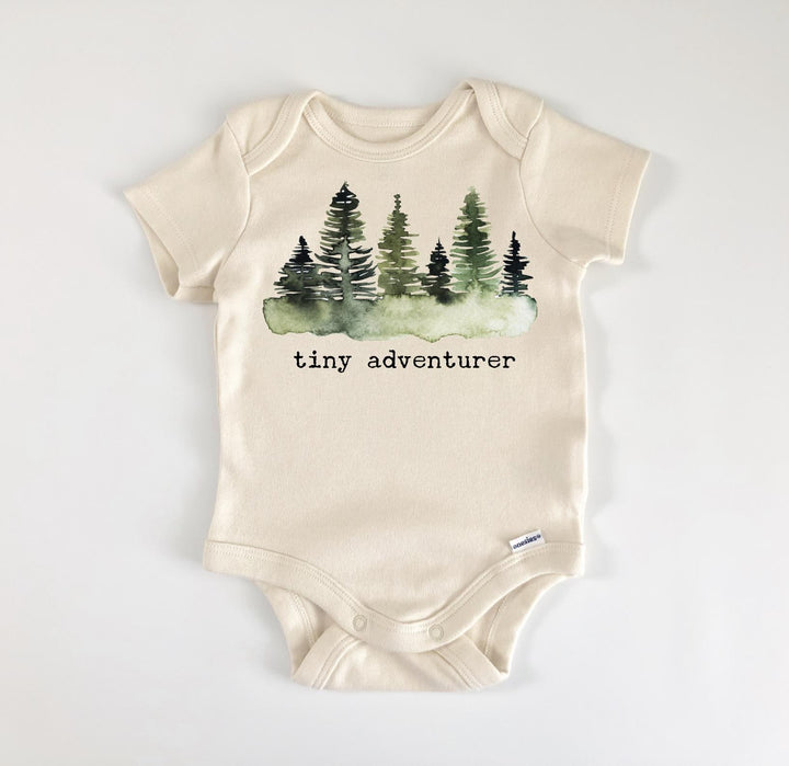 Tiny Adventurer - Baby Boy Girl Clothes Infant Bodysuit Funny Cute Newborn