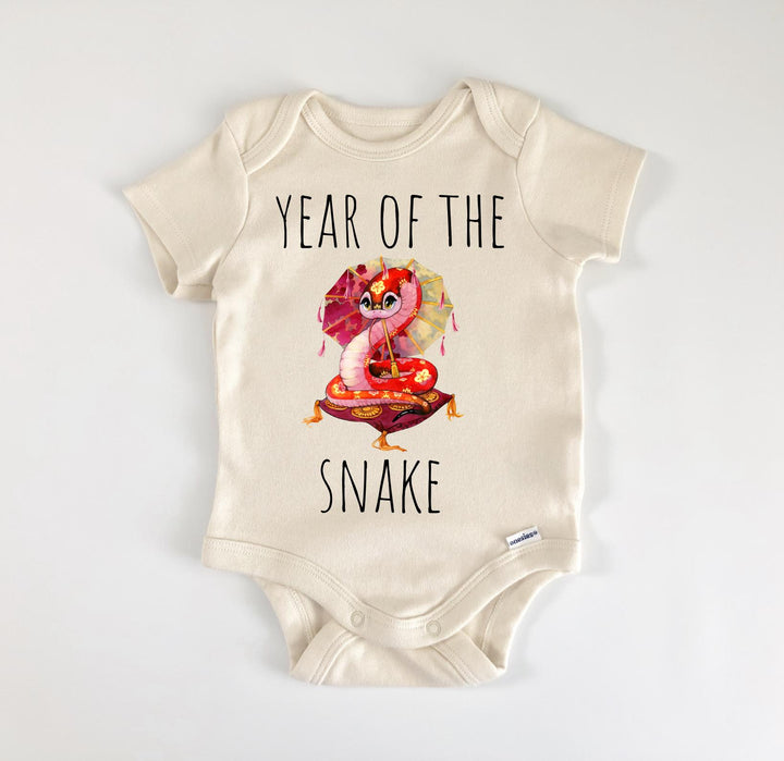 Year of The Snake China - Baby Boy Girl Clothes Infant Bodysuit Funny Cute Newborn