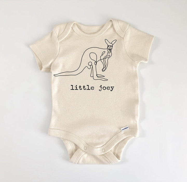 Línea Kangaroo Joey - Ropa para bebé niño niña Body para bebé Divertido y lindo para recién nacido 