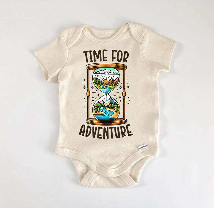 Time For Adventure - Baby Boy Girl Clothes Infant Bodysuit Funny Cute Newborn