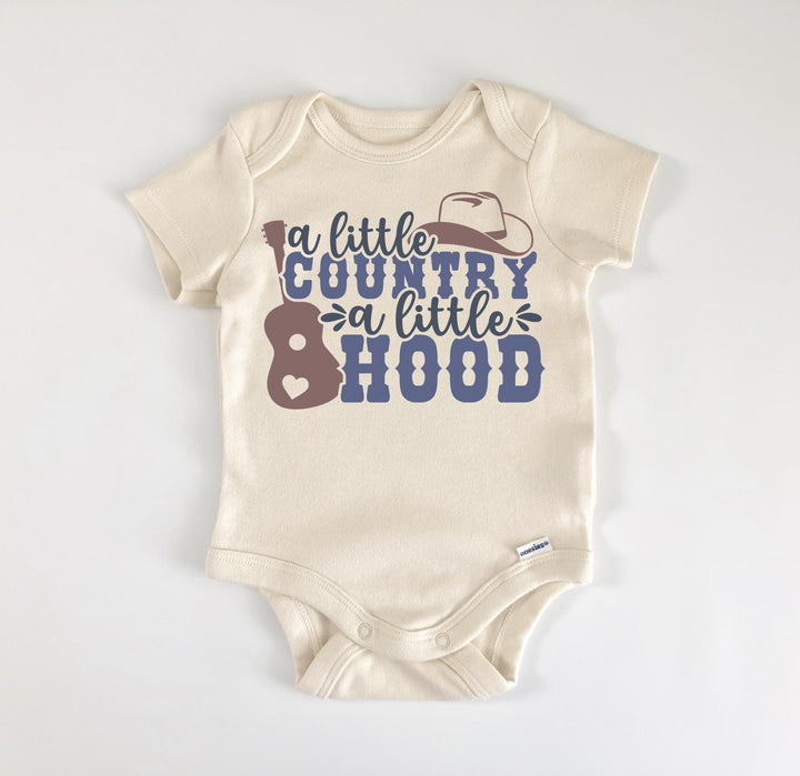 Country Hood - Baby Boy Girl Clothes Infant Bodysuit Funny Cute Newborn