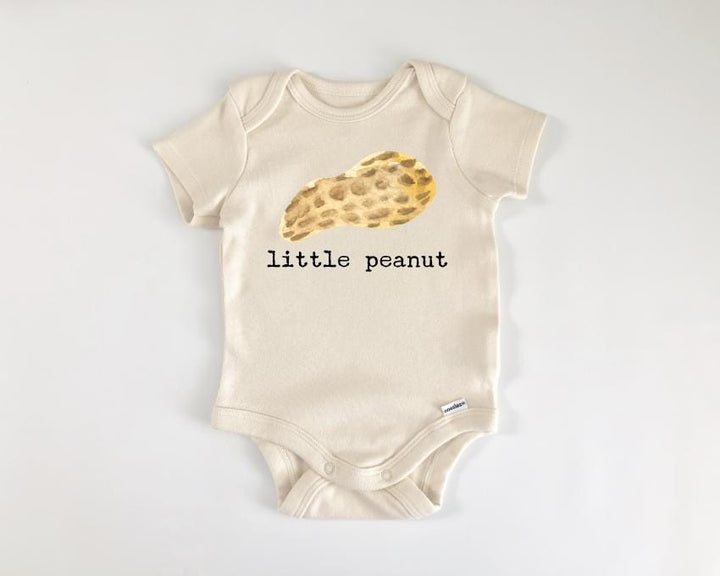 Little Peanut Nut - Baby Boy Girl Clothes Infant Bodysuit Funny Cute Newborn