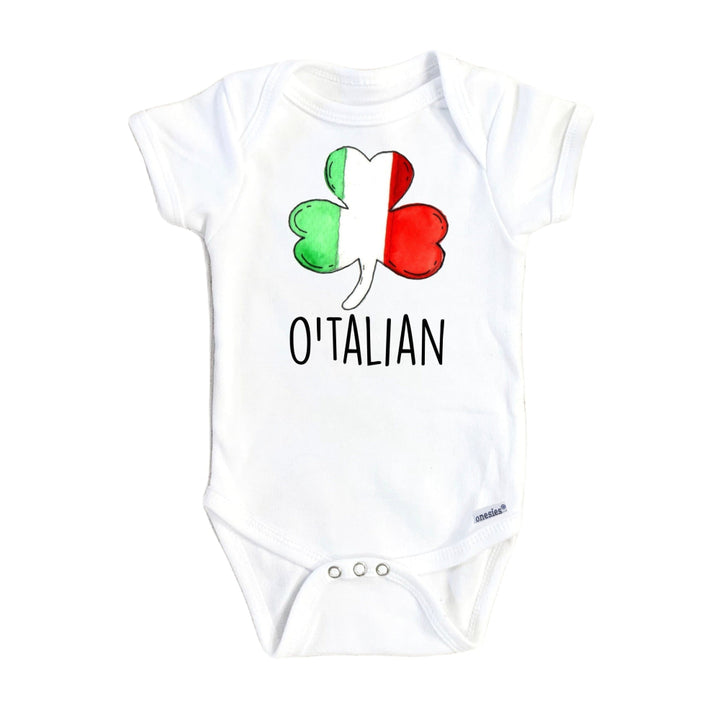 Irish Italian - Baby Boy Girl Clothes Infant Bodysuit Funny Cute Newborn Onesie